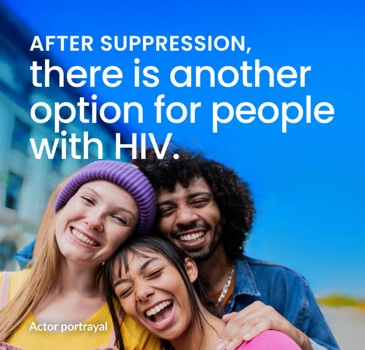 After suppression, there is another option for people with HIV.